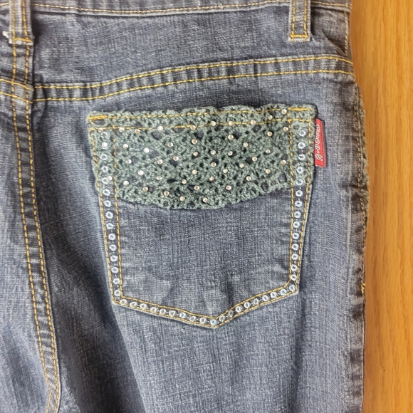 Coco-5 Jean's Bootcut Bling Pockets Sz 29 - Picture 4 of 5